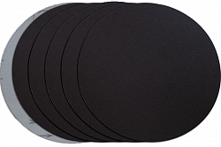 Фото анонса: Диск шлифовальный на велкро основе P150, 230мм /без отв., черный, 5 шт.